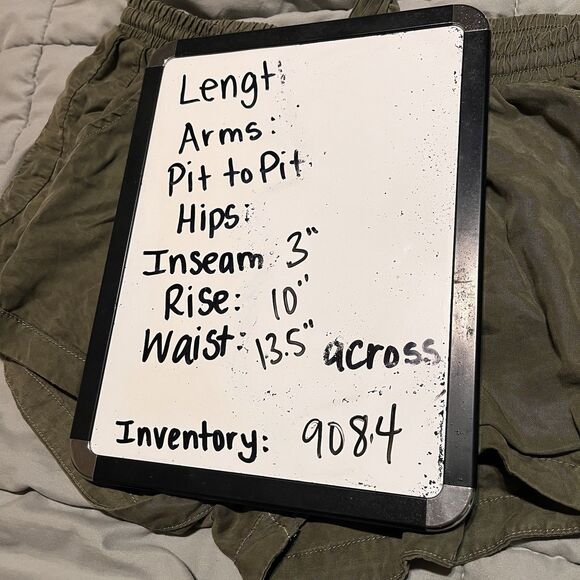 Wishlist High Waisted Shorts with Drawstring Womens Size S Army Olive Green - Picture 9 of 9